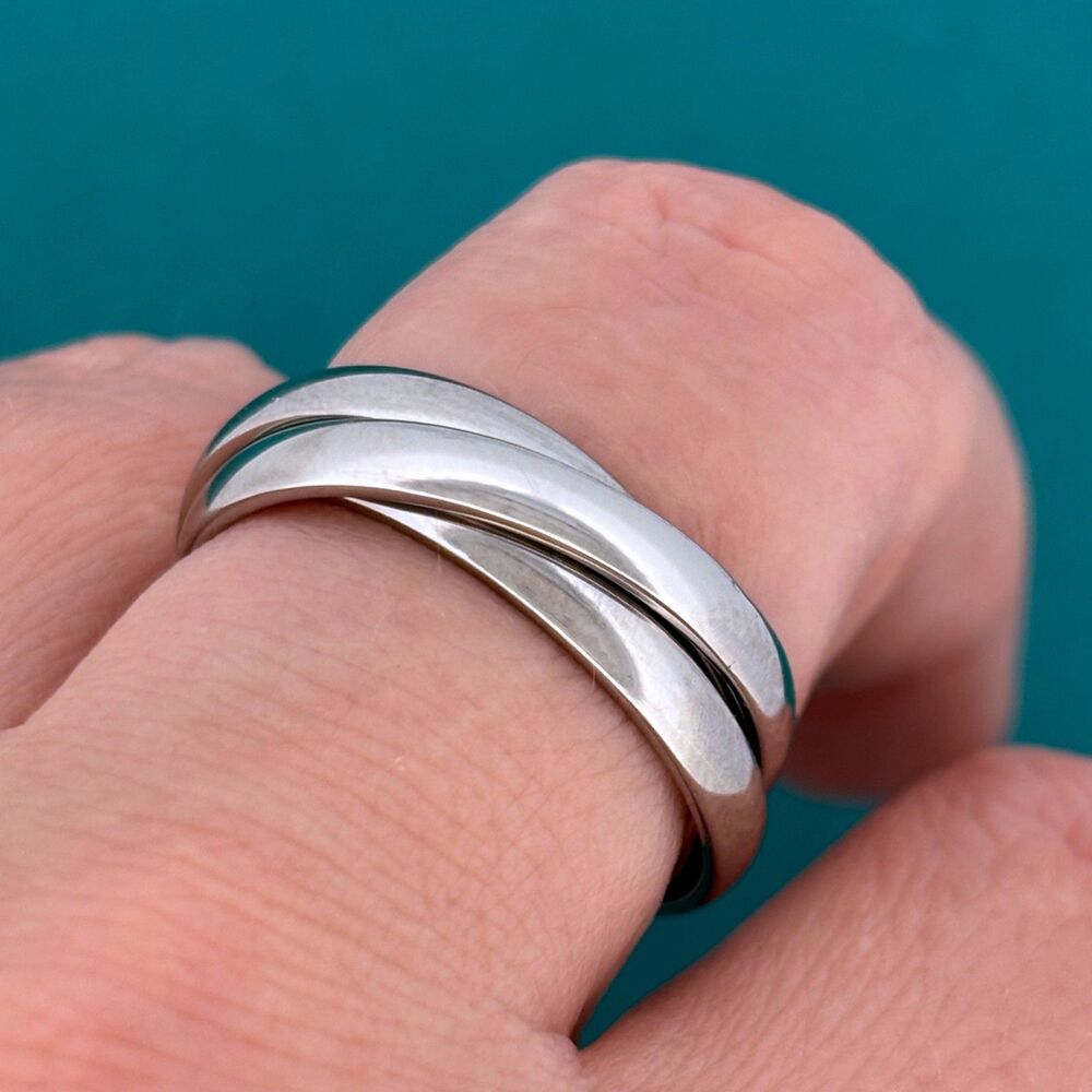 Stainless Steel Russian Wedding Ring Size 7 New/Unused